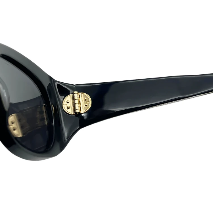 Black Frame 38 Sunglasses In Acetate Black high quality
